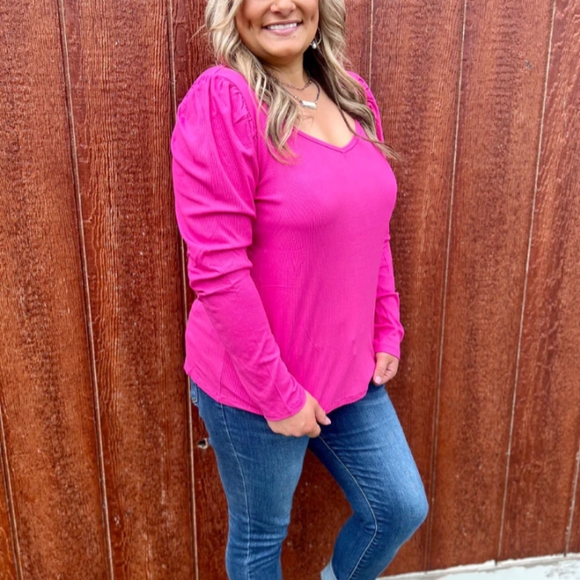 Something Classy Pink Top - Picture 3 of 4